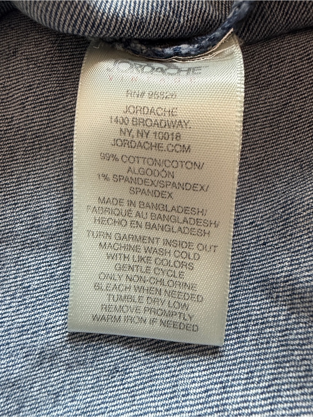 Jordache Vintage Denim Button-Front Midi Dress - Picture 12 of 13